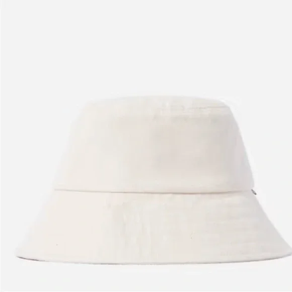 EVERLANE THE BUCKET HAT 100%ORGANIC COTTON CANVAS SUMMER STAPLE NWOT - Picture 3 of 7